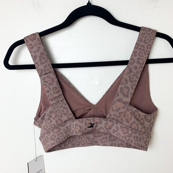 Glyder Tide Bra Top Cocoa Leopard S - Picture 6 of 7